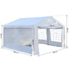 Gazebo Water Resistant 4X4M Outdoor Garden Heavy Duty Marquee Canopy Tent