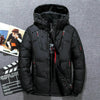 Men Warm Duck Down Jacket Quilted Thick Winter Hooded Coat Outwear Parka S-XL