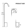 8x Border Garden Shepherds Crook Hooks for Bird Feeders & Lanterns 3 Colors 90cm