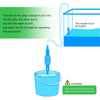 FISH TANK SIPHON VACUUM PUMP WATER EXCHANGE GRAVEL CLEANER MANUAL SUCTION PIPE