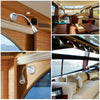 UK 1/2*USB LED Spot Reading Light Touch Switch Camper Caravan Boat Interior Lamp