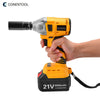 Brushless Cordless Impact Wrench & 4 Sockets / Charger/21V 6.0Ah Li-Ion Battery