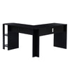 L-shaped Computer Desk Wooden Office Table Corner Table Modern Black Corner Desk