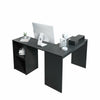 Corner L-Shaped Computer Desk PC Table Study Workstation Home Office w/ Shelves