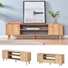 TV Stand Cabinet TV Tray with Shelves Storage Drawers / Doors Home Living Room