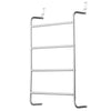 4 Tier Over The Door Bar in Silver Powder Coating Towel Rail