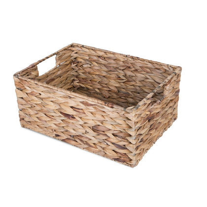 Water Hyacinth Wicker Storage Collection Display Christmas Gift Hamper Basket