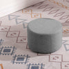 Fabric Round Ottoman Footstools Foot Rest Stool Pouffe Living Room Furniture NEW