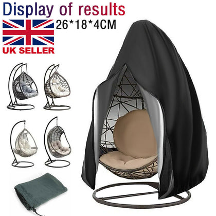 Hanging Swing Egg Chair Cover Garden Patio Rattan Outdoor Rain UV Sun Protector