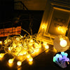 Battery Powered LED Globe Bulb Ball Fairy String Lights Outdoor Party Waterproof