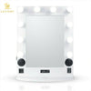 Illuminated LED Lights Make Up Vanity Mirror with Bluetooth Speakers USB Port