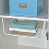 2Pcs Large Under Shelf Storage Basket Rack Kitchen Cupboard Organiser Heavy Duty