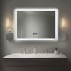 Digital LED Bathroom Mirror Demister Touch IP44 Make Up Mirror w/Anti-Fog 80*60
