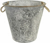 Round 41cm Covent Garden Mulberry Tree Galvanised Zinc Metal Plant Planter Pot