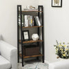 Vintage Industrial Bookcase Tall Storage Unit Rustic Cabinet Display Furniture