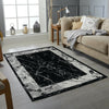 GREY BLACK MODERN DESIGN RUG SOFT LARGE LIVING ROOM FLOOR BEDROOM CARPET RUGS