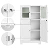 Bathroom Storage Cabinet Floor Standing Cabinet Cupboard with Door Storage Units