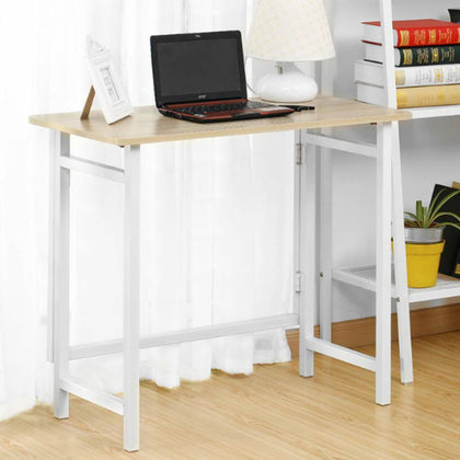 Folding Computer Desk PC Table Laptop Office Home Study Writting Workstation MDF