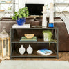 Industrial Console Table Hallway Furniture 3 Tier Bookcase Display Unit Metal