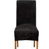 1/2/4/6pcs Crushed Velvet Dining Chair Covers Stretch Protective Slipcover Home