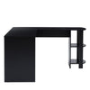 L-shaped Computer Desk Wooden Office Table Corner Table Modern Black Corner Desk