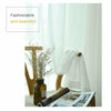 97''X118'' Voile Curtains Net Plain Curtains Door Window White Top Quaqlity