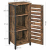 Industrial Style Wood/Steel Nightstand Bedside Table Bathroom Cabinet Shoe Rack