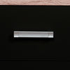 3 Drawer Black & Sonoma Oak Bedside Cabinet Table 3 Draw Chest Bedroom Furniture