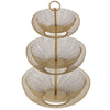 3 Tier Metal Fruit Bowl Basket Display Storage Holder Stand Vegetable Cakes Rack