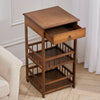 Bedside Table Industrial Nightstand Stackable End Table Retro Rustic Chic Table