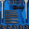 40PCPROFESSIONALMETRICTAPWRENCHANDDIESETCUTSM3-M12BOLTS+STORAGECASE