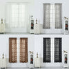 Morocco Voile Curtain Panel Net Window Screening Curtains Slot Top Home Decor