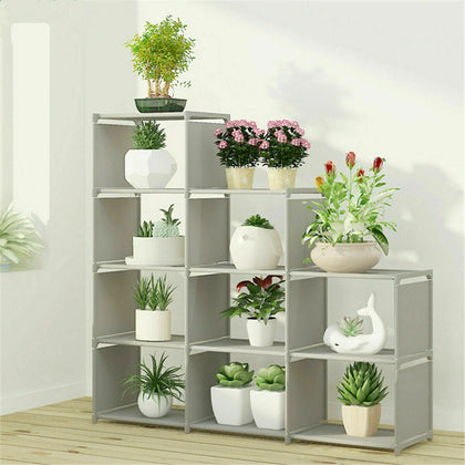 Modern 9 Cube Bookcase Plant Shelving Display Storage Unit Home Cabinet Shelves