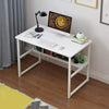 White Computer Desk Writing Corner PC Table Laptop Home Office Workstation