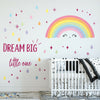 Colourful Rainbow Mountain Children Wall Sticker Nursery Kids Baby Room Decor