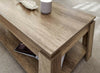 Modern Coffee Table with Storage Shelf Magazine Rack Living Room Furniture