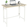 Folding Computer Desk Wooden Foldable Study Workstation Laptop Table Home Office