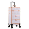 Rolling Cosmetic Case Makeup Train Lockable Case Trolley Beauty Storage Drawers