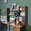 Computer Desk with Shelf Unit, Office Desk with Cabinet and Drawer New LWD65X