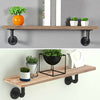 Wood Floating Shelf Storage Unit Kit Fitting Wall Mounted Corner Shelves Rack