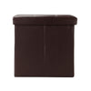 Folding Storage Ottoman Seat Stool Footstool Toy Storage Box Bedroom Living Room