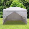 3x3m Pop Up Gazebo Marquee Outdoor Garden Party Tent Canopy 4 Side Panels New