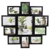 Large Multi Aperture Collage Picture Frame Holds 9/11/18 Photos 6x4 Wood Look