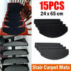 15PCS Carpet Stair Treads Mats Floor Mat Protection Cover Step Staircase Pads