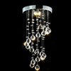 Chrome Crystal LED Ceiling Light Fitting Pendant Chandeliers Living Room