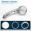 3 In 1 High Pressure Showerhead Handheld Shower Head with ON/Off Pause ON OFF UK
