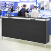 Trade Show Display Podium Table Counter Stand 77.95"x15.16"x34.65" Folding
