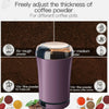300W Electric Coffee Grinder Mini Kitchen Pepper Coffee Bean Grind Herbs Nuts UK