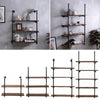 Black Metal Wall Shelf Wall Mounted Diaplay Shelf Living Room Bedroom