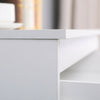 Modern White Chest of Drawers Bedside Table Cabinet w/4 Drawers Nightstand